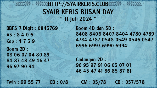 Prediksi Busan Day