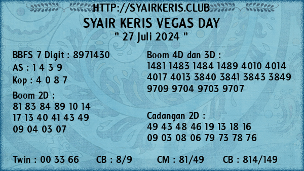 Prediksi Vegas Day