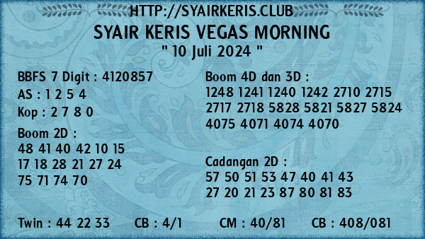 Prediksi Vegas Morning