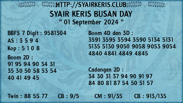 Prediksi Busan Day