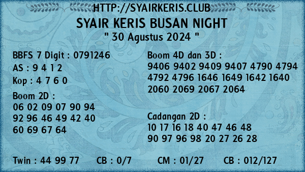 Prediksi Busan Night