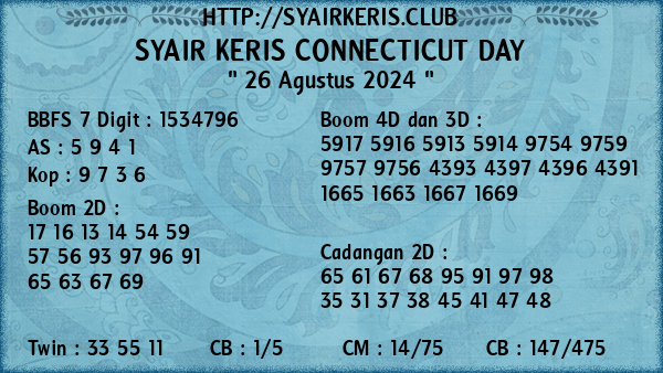 Prediksi Connecticut Day