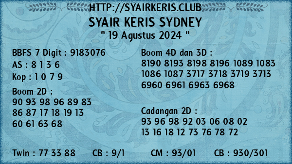 Prediksi Sydney