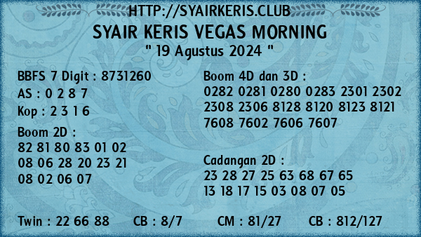 Prediksi Vegas Morning