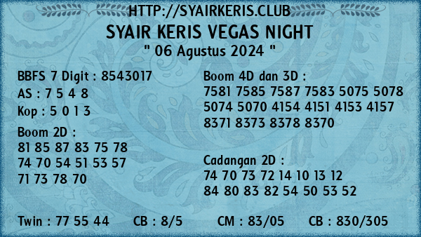 Prediksi Vegas Night