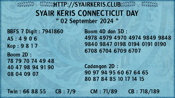 Prediksi Connecticut Day