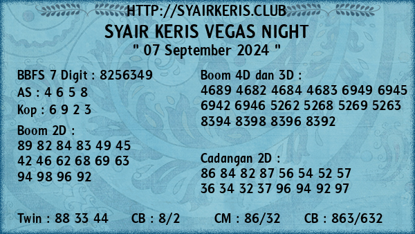 Prediksi Vegas Night